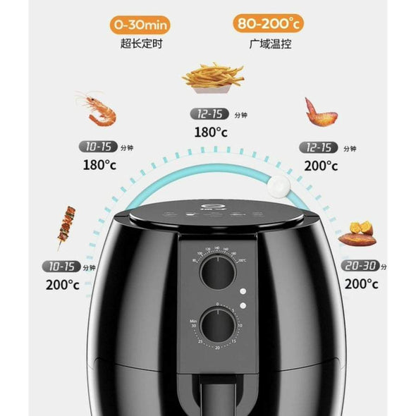 4.5L Air Fryer Electric Fryers Healthy Cooker Oil Free Kitchen Airfryer