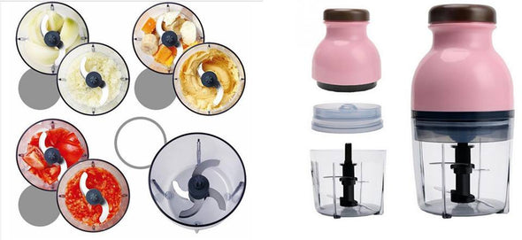 All in 1 Kitchen Cutter Blender Mincer  Mixer Food Processor Capsule
